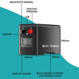 Jk 12V 280ah DIY hộp được xây dựng trong 4.3 inch <span class=keywords><strong>LCD</strong></span> hiển thị 2A hoạt động cân bằng 12V LiFePO4 Pin trường hợp cho rvs trolling động cơ - Product Image 3