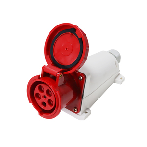 Connettore Industriale IP67 Impermeabile 220V 32A 3P IP44 di Alta Qualità per Montaggio su Pannello - Product Image 1
