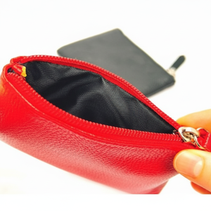Portamonete semplice da donna con carta semplice in pelle sintetica - Product Image 1
