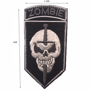バイオケミカルシリーズZOMBIEパッチ保護傘刺繍アームバッジアイアンオンハット戦術服海外卸売 - Product Image 6