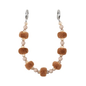 เคสโทรศัพท์มือถือแบบสายคล้องคอ คริสตัลประดับลูกปัดสีแดง ดีไซน์เก๋ ใช้ได้หลากหลาย สำหรับผู้หญิง ขายส่ง สำหรับ iPhone 11 12 13 14 15 16 - Product Image 1