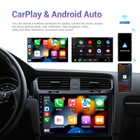 Autoradio Android Podofo 10 pouces 2 Din Carplay Android Auto GPS pour Renault Trafic 2010-2014/ Opel Vivaro/Nissan Primastar OEM
