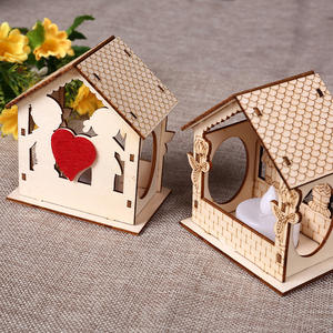 <span class=keywords><strong>Legno</strong></span> artigianale piccola casa pupazzo di neve luminoso ornamenti di illuminazione <span class=keywords><strong>in</strong></span> <span class=keywords><strong>legno</strong></span> decorazione di nozze - Product Image 3