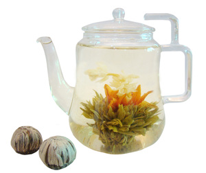 Bolas de Té Verde de Jazmín y Lirio Hechas a Mano, Té Saludable con Certificación ISO en Bolsa de Regalo - Product Image 2