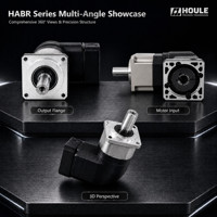 Gearbox Planetary Helikal Presisi Seri HABR142-20-L1 Houle Reducer Gear Motor Low Backlash IP65 Servo Gearhead Speed Reducer