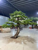 Vente en gros de plantes en plastique simulées personnalisées aménagement paysager intérieur extérieur décoration de restaurant d'hôtel pin artificiel