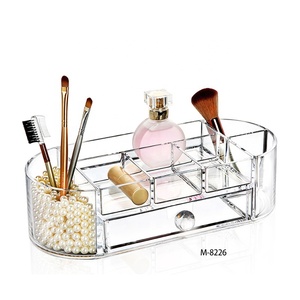 Amazon Supplier Clear Hair Accessories Acrylic Cosmetic Makeup Cube Organizer - Product Image 1