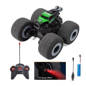 KK Nouvelle <span class=keywords><strong>voiture</strong></span> <span class=keywords><strong>télécommandée</strong></span> à roues en mousse, grimpeur de roche avec lumière et pulvérisation de brume, <span class=keywords><strong>voiture</strong></span> de cascade <span class=keywords><strong>télécommandée</strong></span>, camion tout-terrain, jouets de véhicule - Product Image 1