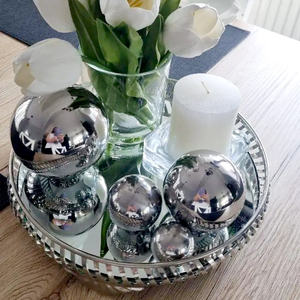 Art Deco Mirror Gazing <span class=keywords><strong>Orb</strong></span> Ball Garden Esfera de bola de observación de acero inoxidable para decoración de jardín - Product Image 5