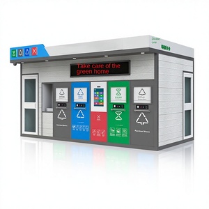 户外成品智能垃圾分类室收集站移动环卫亭镀锌板型号L中国 - Product Image 2