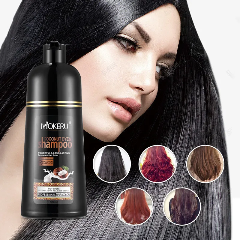 Profesyonel salon için saç rengi kremi saç boyası özel etiket geçici saç boya şampuanı