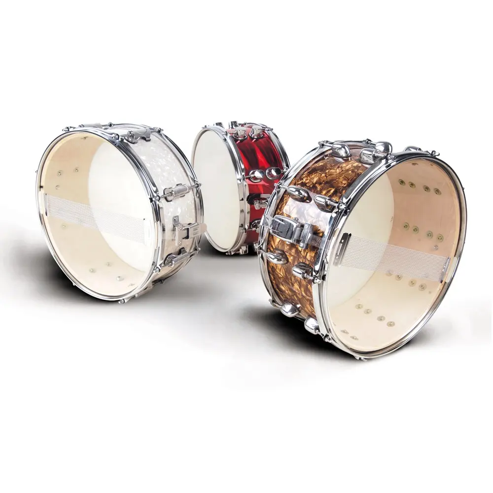 Handmade Custom Snare Drum Shell Với Celluloid Hoàn Thiện