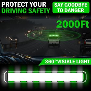 Barre lumineuse de toit à profil bas de 53 pouces avec 260 LED - Balise de signalisation d'urgence à haute intensité clignotante <span class=keywords><strong>OLIVER</strong></span> Adaptation Neige - Product Image 2