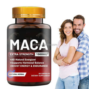 1900mg organik Maca tüm doğal bitkisel Energizer Hormonal denge Boost enerji dayanıklılık 60 kapsül diyet hamile kadınlar - Product Image 1