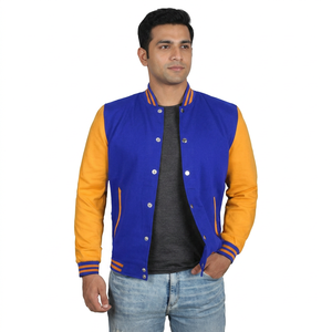 Chaquetas Universitarias Letterman, Fabricantes de Ropa, Chaqueta de Béisbol Personalizada, Chaqueta Letterman Personalizada - Product Image 1