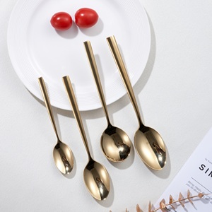 Set di posate lucide Set regalo per festa di nozze d'oro Set regalo per Hotel <span class=keywords><strong>usato</strong></span> ristorante - Product Image 2