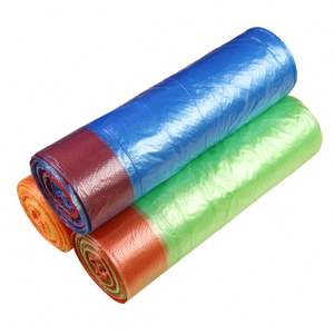 Industrial Printing Cheap HDPE Plastic <b>Packaging</b> <b>Bags</b> Square Bottom Security Feature Drawstring Closure Customizable Flexo 0.5 - Product Image 1