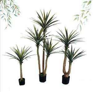 Decoración para el hogar plástico bonsái sisal cáñamo <span class=keywords><strong>Kentia</strong></span> árbol dragón árbol Hotel jardín paisajismo moderno falso árbol de gladiolo <span class=keywords><strong>artificial</strong></span> - Product Image 1