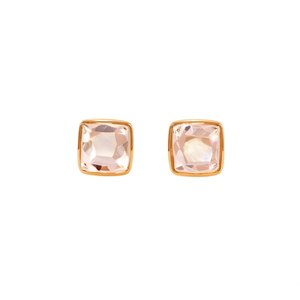 Boucles d'oreilles tendance en acier inoxydable 316L avec placage or PVD, design carré durable et résistant - Product Image 2