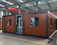 Fabricant chinois de bâtiments modulaires, maisons conteneurs, solutions d'habitation entièrement préfabriquées, maisons conteneurs extensibles à double aile