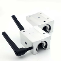 SBR Verrouillable Réglable Cylindrique Roulement Curseur Verrouillage Positionnement Guide Rail Limite De Travail Du Bois Fixe Ouvert Support En Aluminium