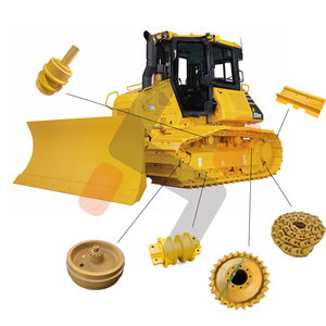 Запчасти ходовой части D2 D3 D4 D5 D6 D7 для бульдозеров CATERPILLAR: опорные катки, натяжные ролики, звездочки. Производитель. - Product Image 1