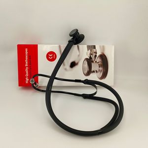 Prix de gros du stéthoscope noir multifonctionnel double face pour usage médical. - Product Image 3