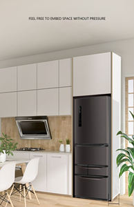 Réfrigérateur ménager de grande capacité, conversion de fréquence japonaise, économie d'énergie, <span class=keywords><strong>multi</strong></span>-portes intégrées - Product Image 2