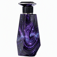 Botol Parfum Kaca Starry Night 100ml yang Indah, Sablon Matte, Label Pribadi, Kosong