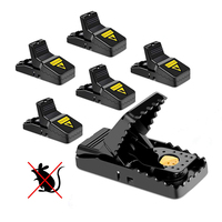 Vente chaude 6 Pack En Plastique Petites Souris Piège À Souris Snap Ratt Tueur avec Tasse D'appât