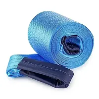 Sangle de levage robuste en polyester 1-10 tonnes, sangle de levage textile codée par couleur, sangle de levage pour grue, industrie du papier, avec œillets