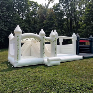 Thiết kế mới trắng Inflatable nhảy lâu đài cho trẻ em trong nhà/ngoài trời thiết bị sân chơi bán buôn nhà bị trả lại với hồ bơi - Product Image 5