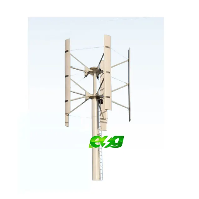ESG Cheapest Hot Sale China Manufacture High Quality 220v 20KW New Energy Vertical Axis Wind Turbine