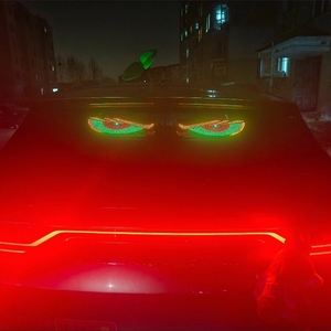 Écran <span class=keywords><strong>LED</strong></span> Devil Eyes, panneau d'affichage, yeux clignotants pour pare-brise de camion, lumière décorative - Product Image 3