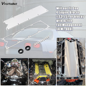 Tapa de Válvulas de Aluminio Forjado para Bloques de Cilindros LS Gen3 Negro/Blanco OEP009-DDP-BK Pieza de Repuesto para Motor Chevrolet - Product Image 3