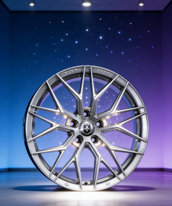 Nuevas Llantas de Aleación de Aluminio 17X7.5, Diseño Multirradio, Recubrimiento Plateado Electrolítico, Ajuste Universal para Autos - Product Image 5