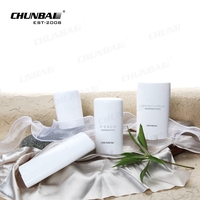 Tube vide rechargeable en PP de 75 g pour déodorant en stick, avec pompe pulvérisatrice, couleur personnalisée, en plastique écologique naturel, format Lady Speed Regular