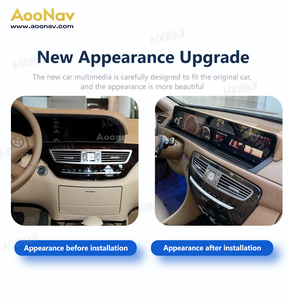 Đài phát thanh xe cho Mercedes Benz S Class <span class=keywords><strong>S550</strong></span> 2005 2013 Android Auto Stereo Màn hình cảm ứng GPS đa phương tiện Navigation Player Qualcomm - Product Image 4