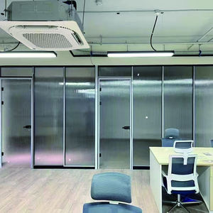 Divisor de Pared Modular para <span class=keywords><strong>Oficina</strong></span>, Panel de Vidrio Esmerilado, <span class=keywords><strong>Separador</strong></span> de Ambientes Insonorizado para Uso en Interiores - Product Image 2