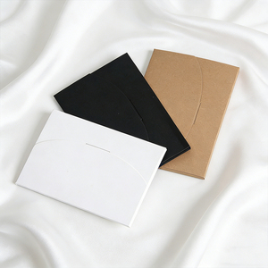 <span class=keywords><strong>Caja</strong></span> <span class=keywords><strong>de</strong></span> Papel Kraft Retro Gruesa, Ecológica y Reutilizable, para Guardar Tarjetas Postales, Color Negro - Product Image 4