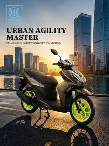 <span class=keywords><strong>Scooter</strong></span> à essence 50cc avec grande roue de 14 pouces, homologué EEC Euro 5 EFI, cyclomoteur V11-02, 45 km/h, <span class=keywords><strong>scooter</strong></span> à moteur à essence pour les trajets en ville, design moderne - Product Image 3