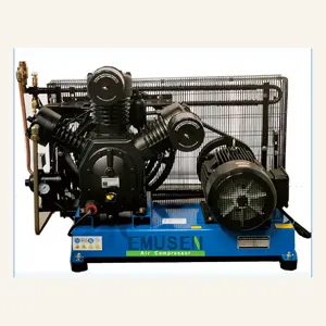 Medium /high Pressure Piston Air Compressor 30 Bar 7.5/11/15 Kw 0.7/1/1.2 M^3/min 15 /20 /30 hp for Food and Beverage Industry