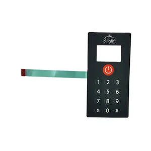 High Quality Technology China Wholesale Keypad Competitive Price Led Flat Waterproof Adhesive Button Touch Membrane Switch