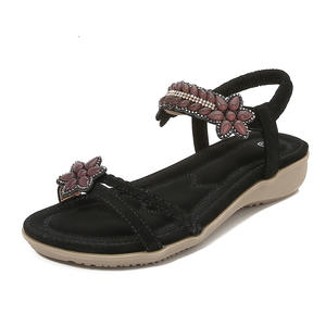 Sandalias de Verano de Moda para Mujer, de Cuero Genuino, Punta Abierta, Diseño con Tiras Resistentes para Primavera - Product Image 3