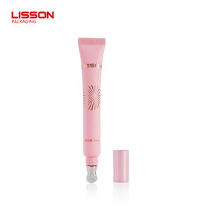 أنبوب تطبيق فارغ وردي ناعم للضغط من سبائك الزنك والسيراميك لتعبئة صوفي ولمعان الشفاه - Product Image 5