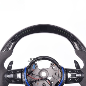 <span class=keywords><strong>Venta</strong></span> caliente para <span class=keywords><strong>BMW</strong></span> <span class=keywords><strong>M1</strong></span>/M2/M3/M4/M5/G20 Volante de cuero con embellecedor azul y luces LED - Product Image 2