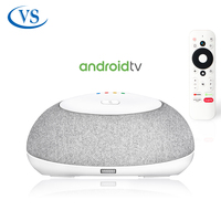 Videostrong HomePlus KA1 Sistem Teater DVB T2 Android 11 4GB 32GB Bersertifikasi CE Hub Rumah Pintar Nirkabel Speaker