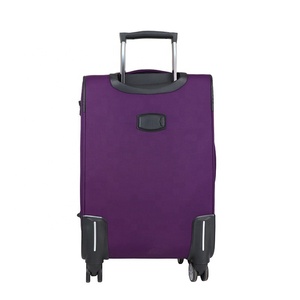 Personalized <strong>Purple</strong> Luggage <strong>Suitcase</strong> Anti Water Luggage Carry on Traveling Trolley Bag - Product Image 5