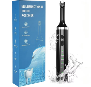 Polisseuse professionnelle pour usage domestique meuleuse de polissage des dents Kit d'outils pour détartreur de <span class=keywords><strong>tartre</strong></span> et de calcul avec 5 têtes de brosse nettoyeur de dents - Product Image 1
