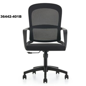 Middle <b>back</b> clerk <b>chair</b> with fixed armrest office furniture modern office <b>chair</b> 36442-303B - Product Image 6